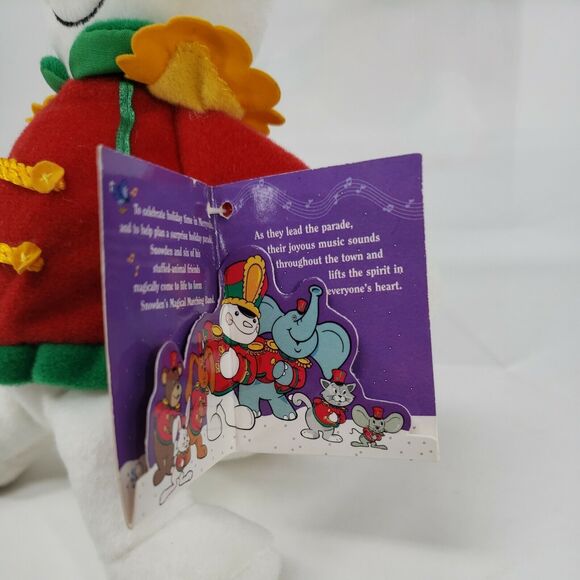 Snowden and Friends Plush Snowman 9" with Tags  Vintage 1999 Christmas Retired - Picture 8 of 12